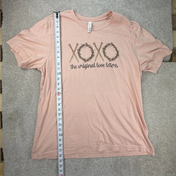 Original‎ Love Letters Screen Print Tee XL Pink - Picture 4 of 6